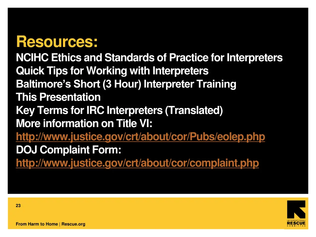 resources ncihc ethics and standards of practice