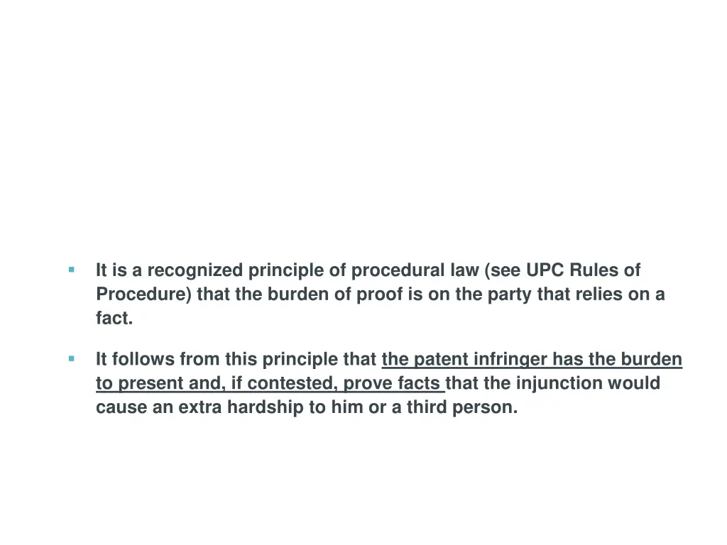 it is a recognized principle of procedural