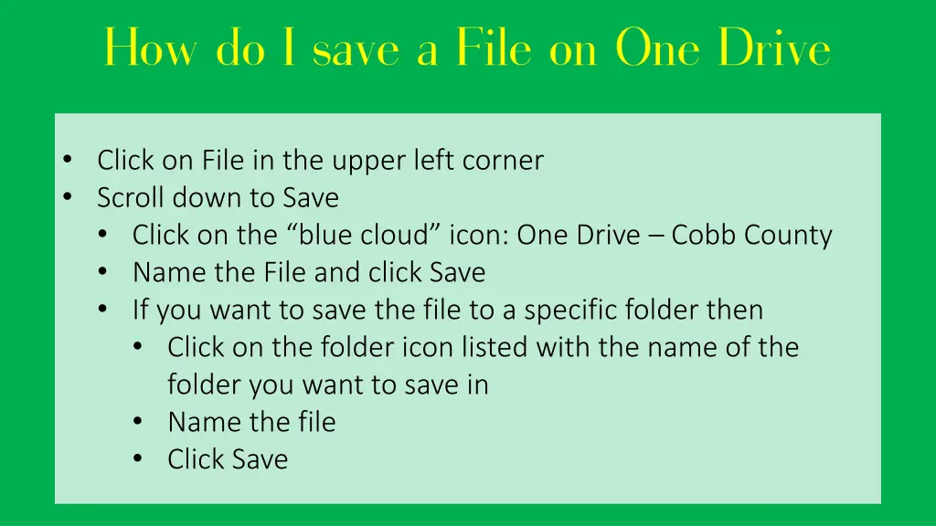 click on file in the upper left corner scroll 1