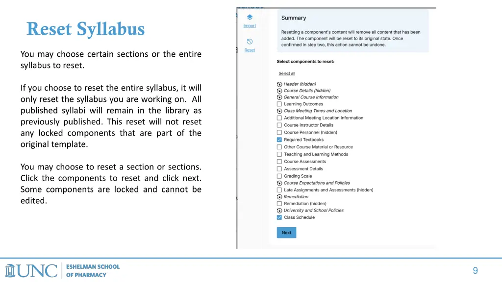 reset syllabus 1