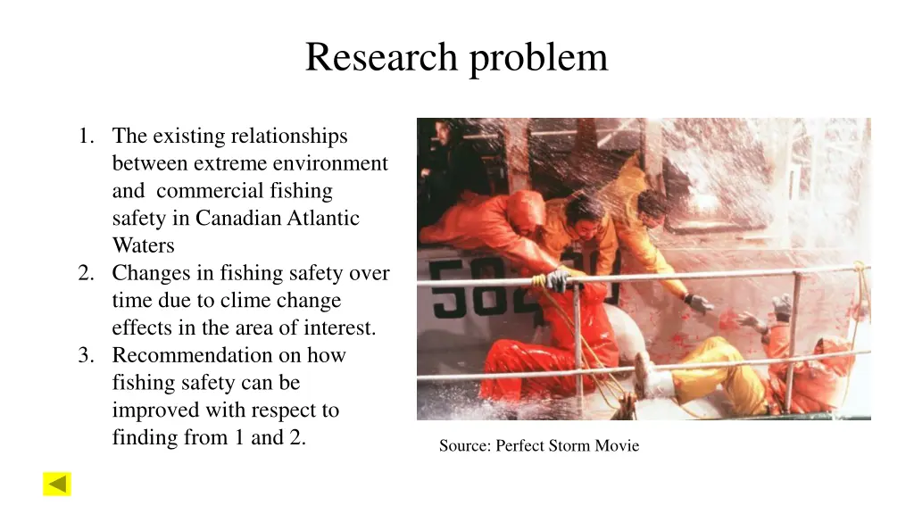 research problem