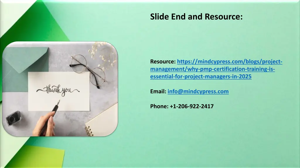 slide end and resource