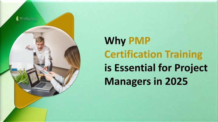 why pmp certification training is essential