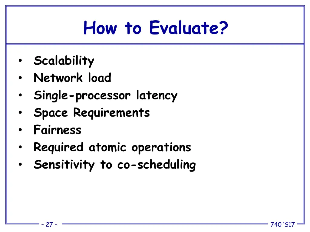 how to evaluate