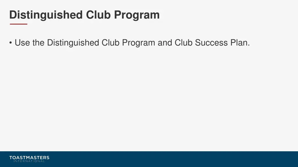 distinguished club program