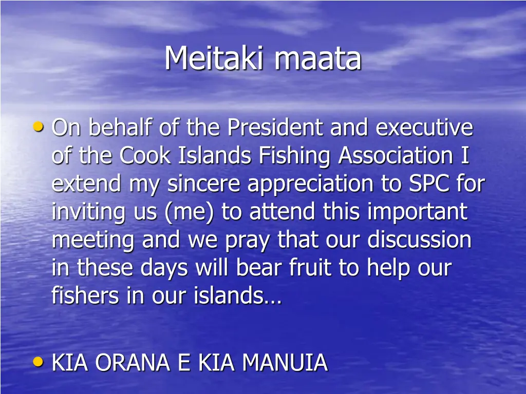 meitaki maata