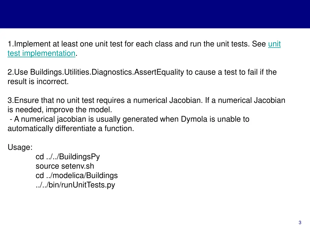 1 implement at least one unit test for each class