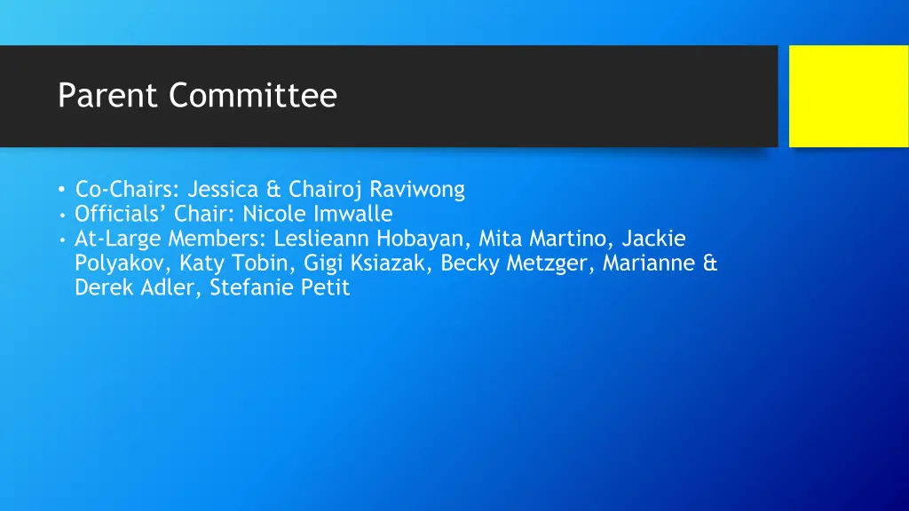 parent committee