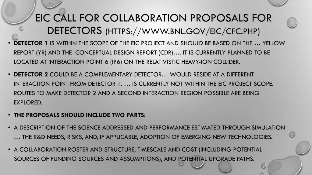 eic call for collaboration proposals