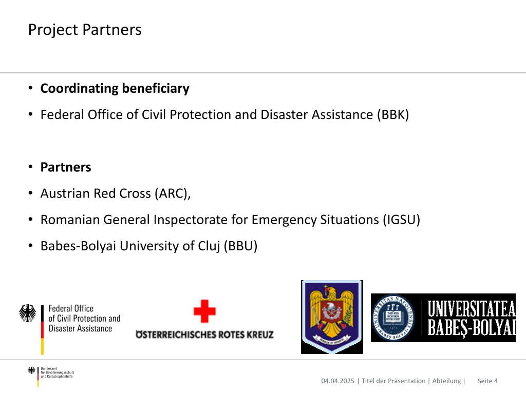 project partners