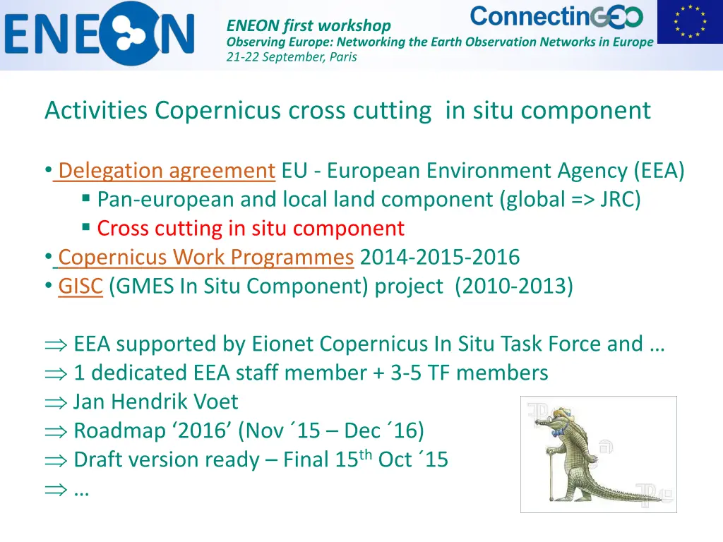eneon first workshop observing europe networking 7