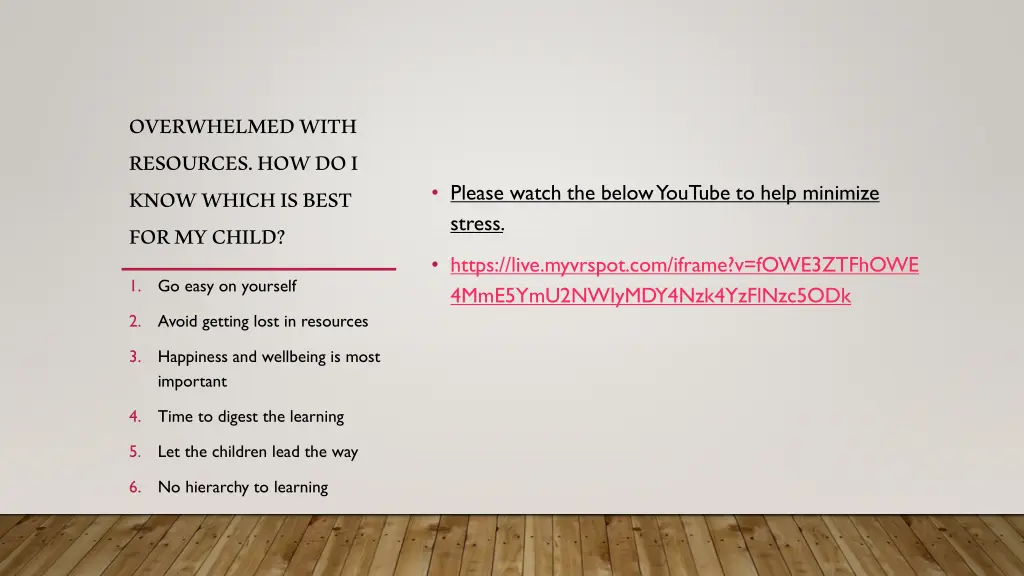 overwhelmed with resources how do i know which