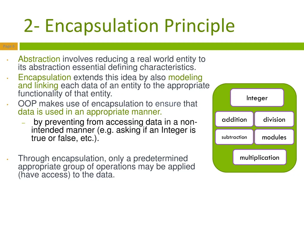2 encapsulation principle 1