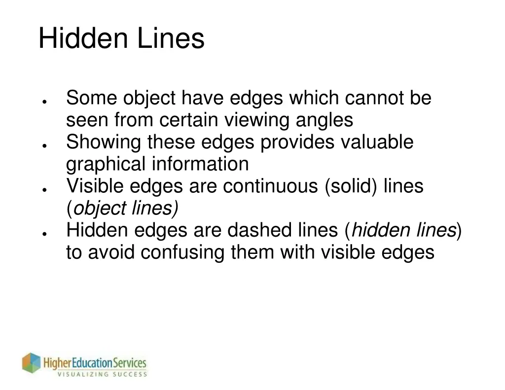 hidden lines