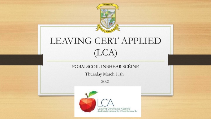 leaving cert applied lca