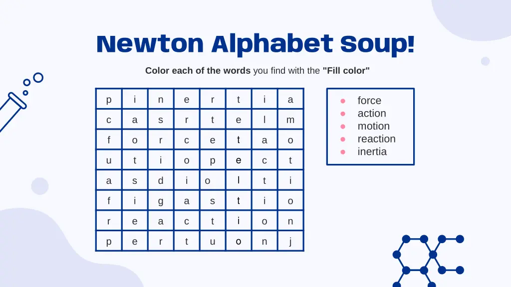 newton alphabet soup