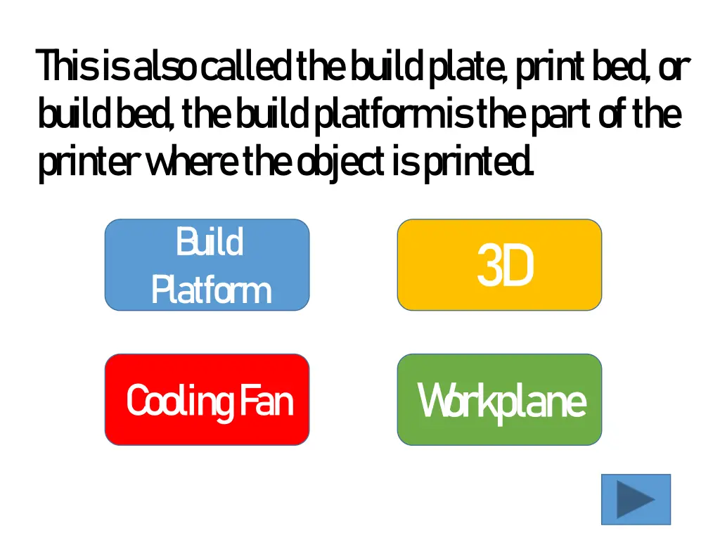 this is also called the build plate print