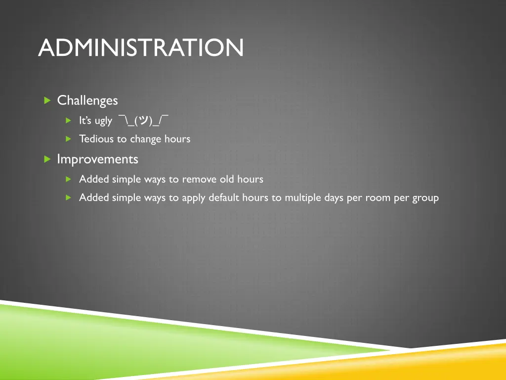 administration