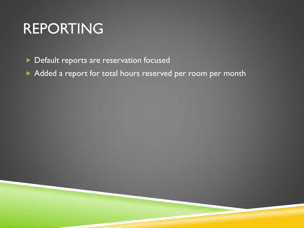 reporting