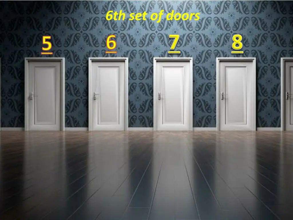 6th set of doors 6