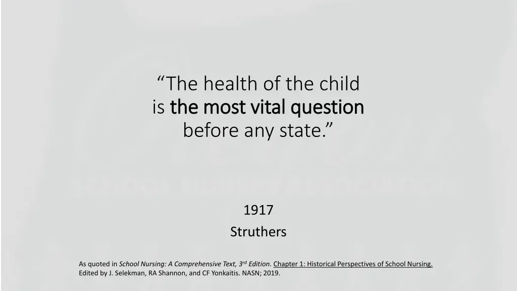 the health of the child is the most vital 2