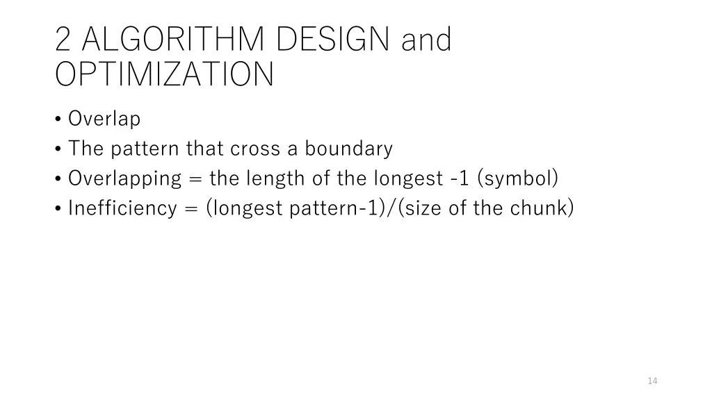 2 algorithm design and optimization 3
