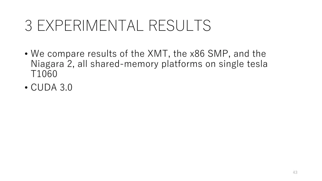 3 experimental results 11