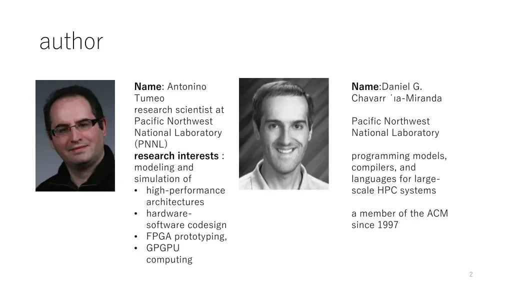 author