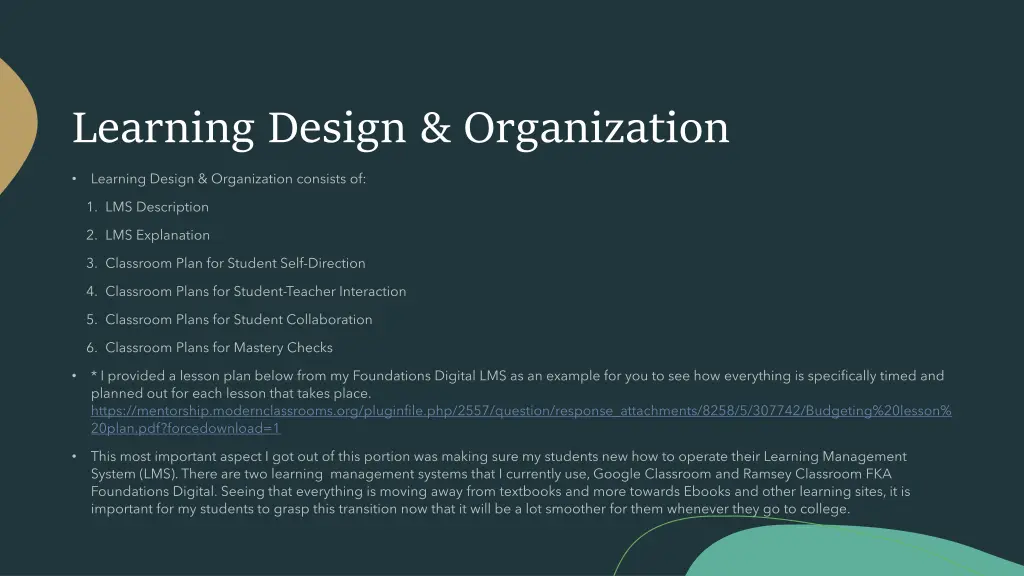 learning design organization