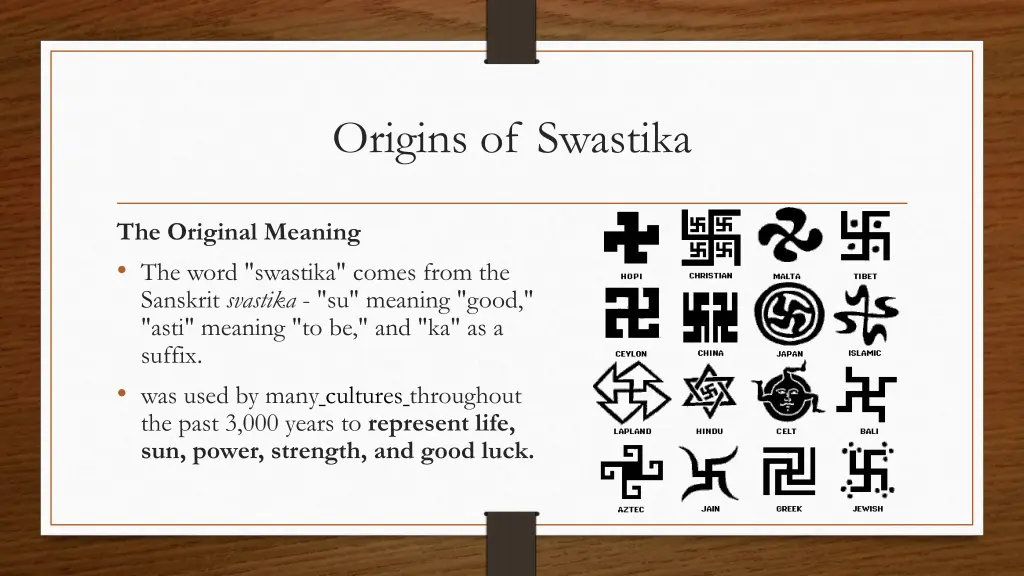 origins of swastika