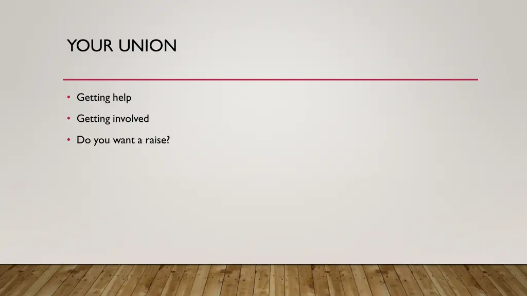 your union