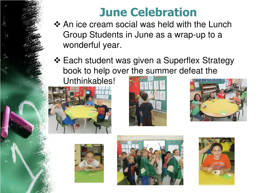 june celebration an ice cream social was held