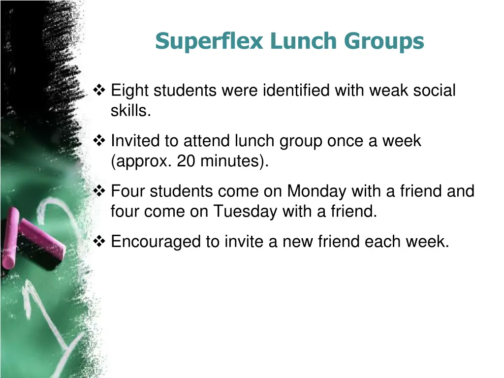 superflex lunch groups