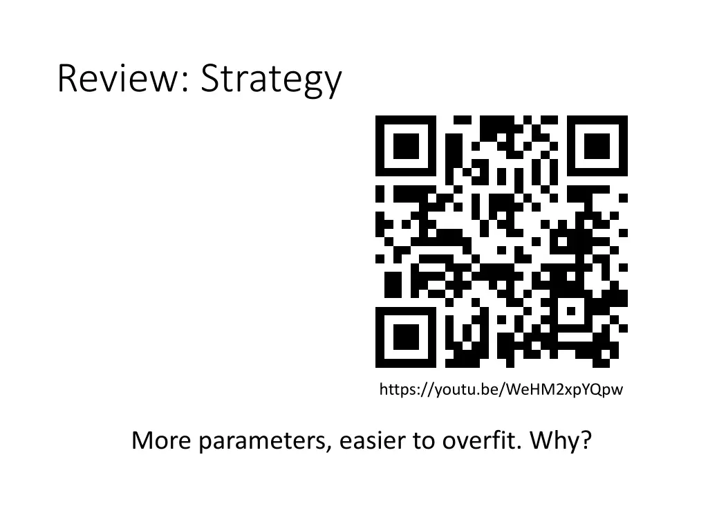 review strategy