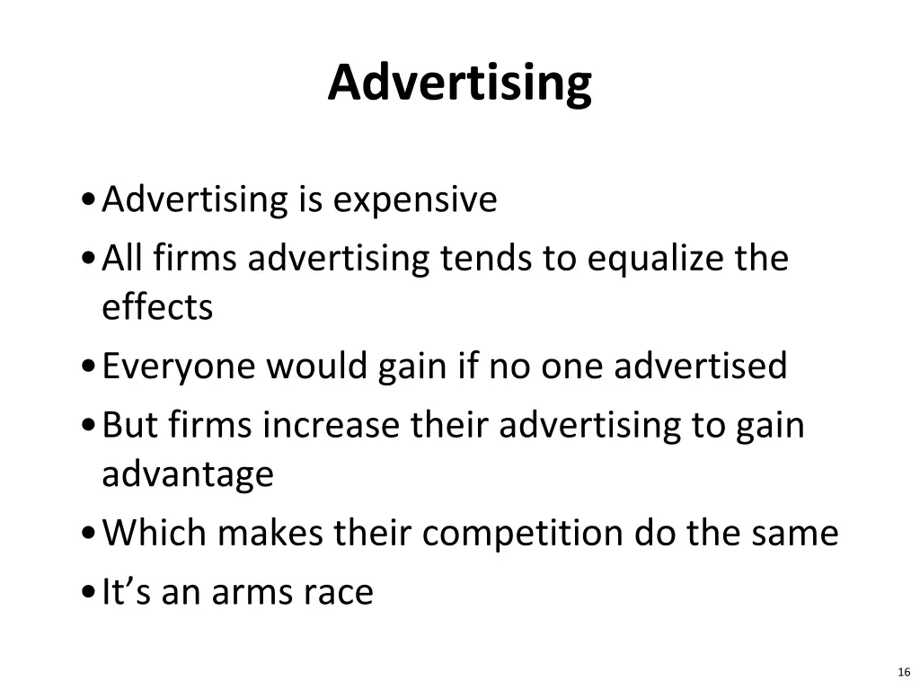 advertising