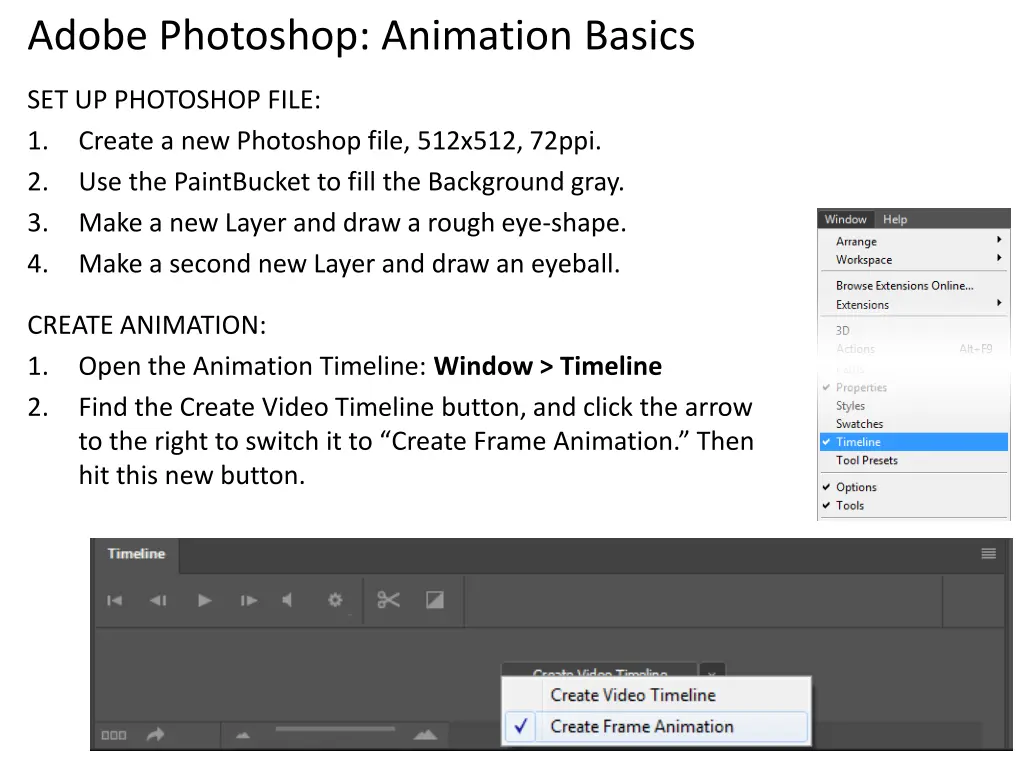 adobe photoshop animation basics