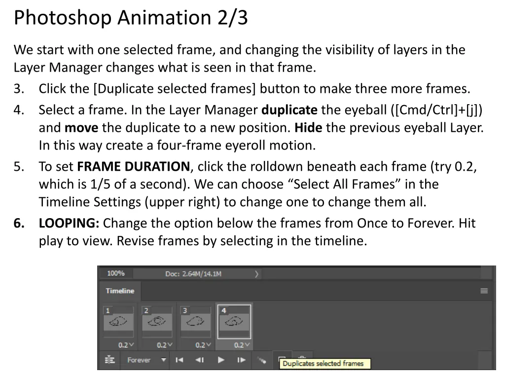 photoshop animation 2 3