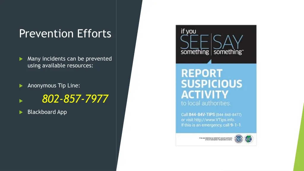 prevention efforts