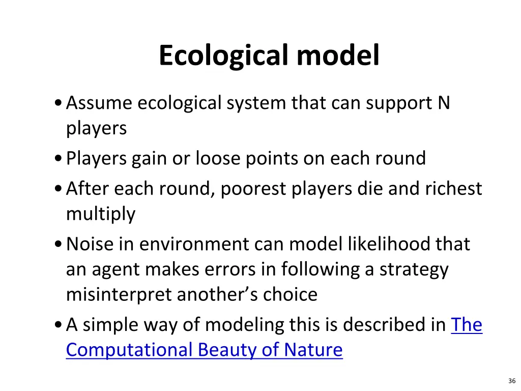 ecological model