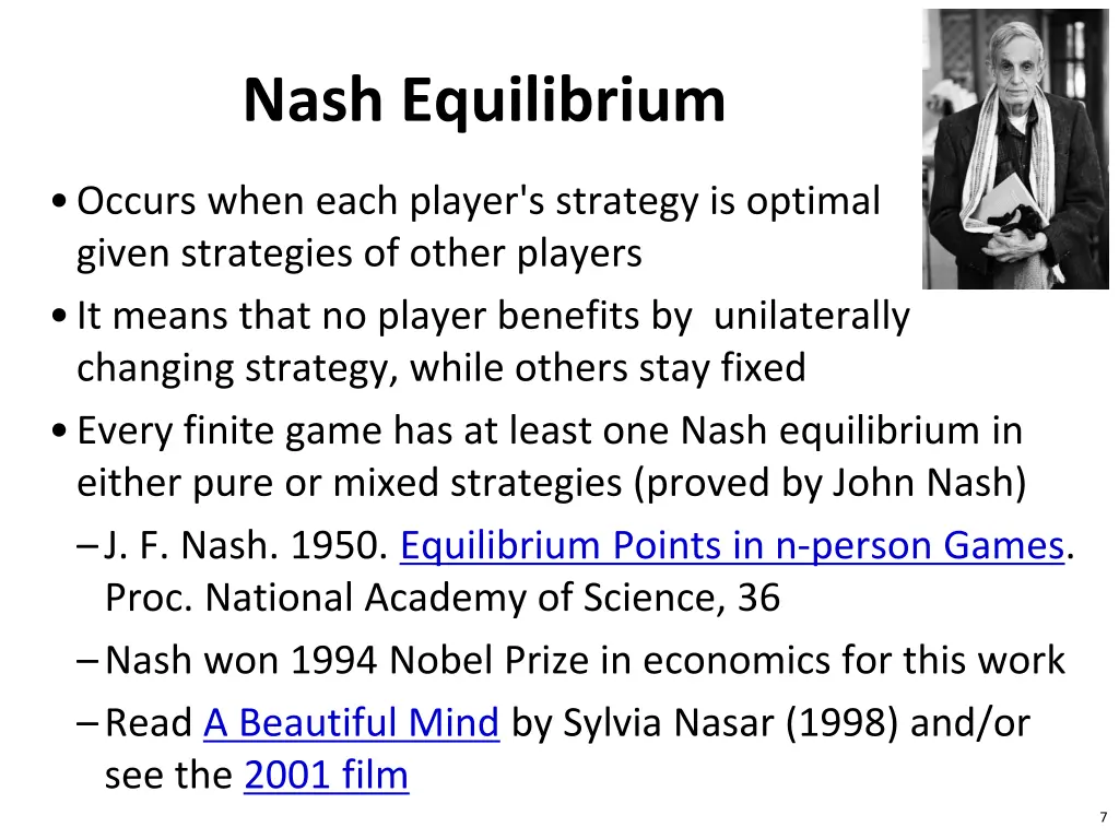 nash equilibrium
