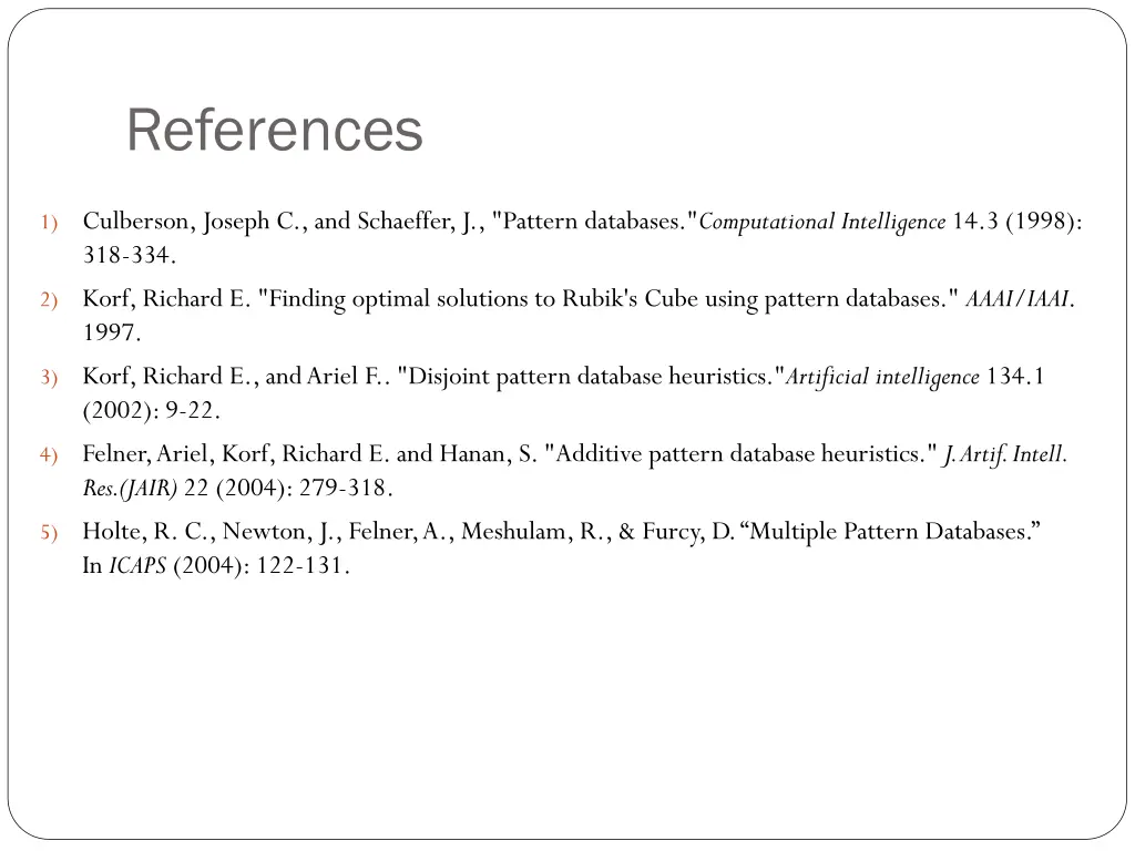 references