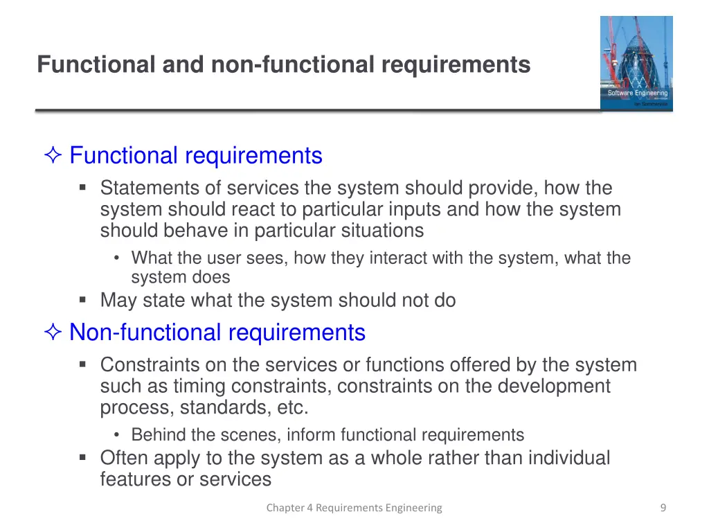 functional and non functional requirements 1
