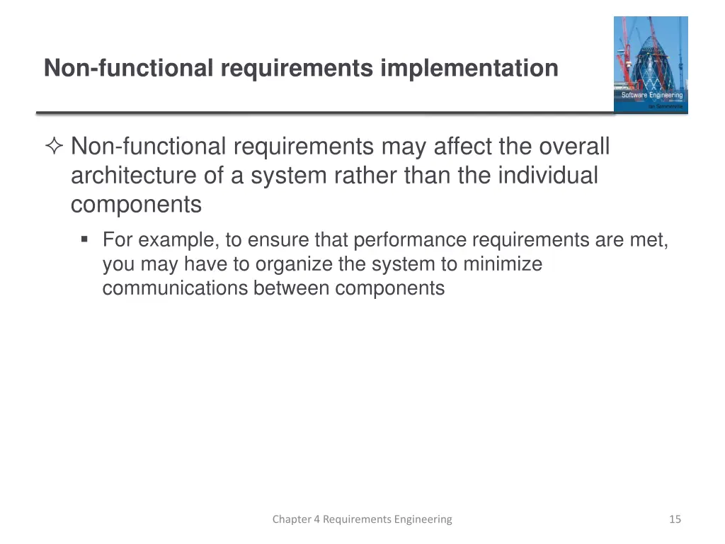 non functional requirements implementation