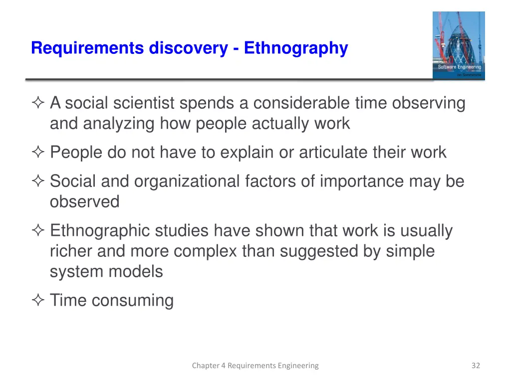 requirements discovery ethnography