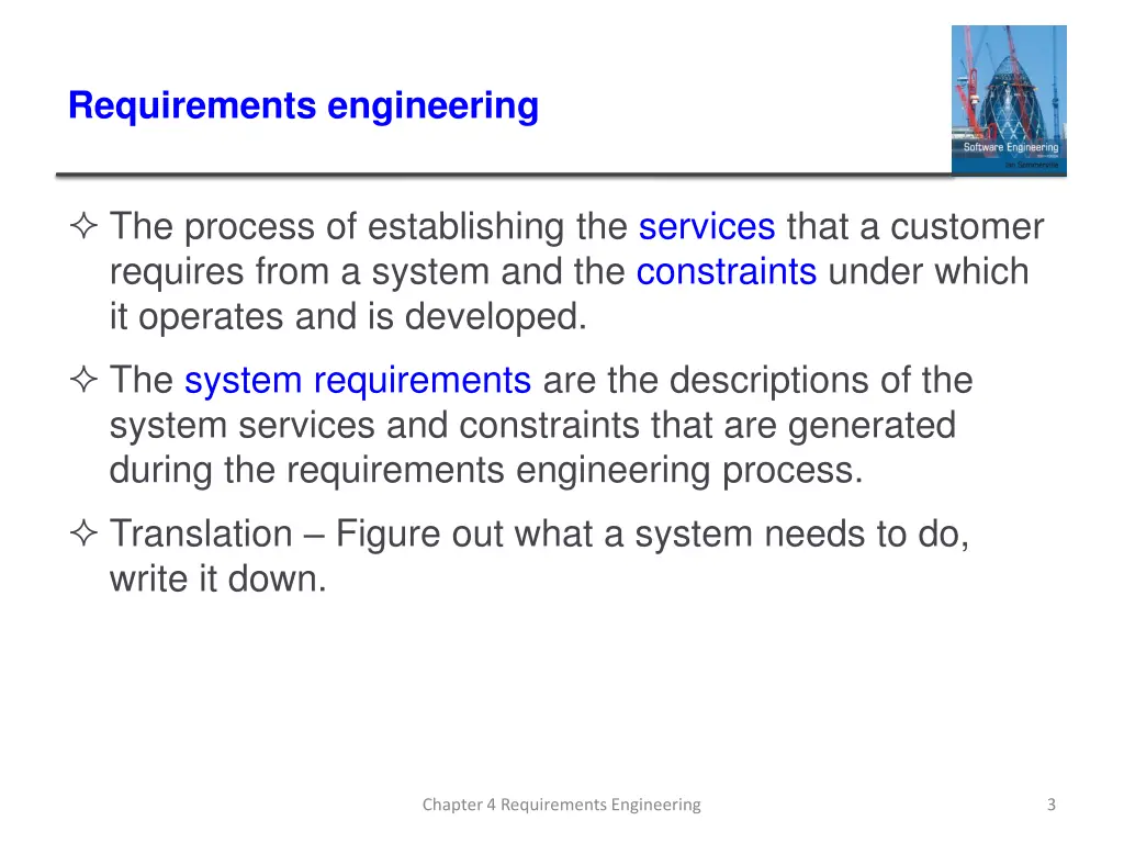 requirements engineering