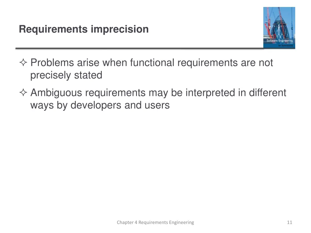 requirements imprecision