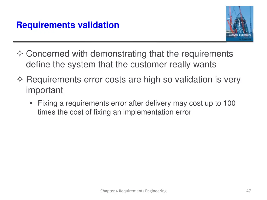 requirements validation 1