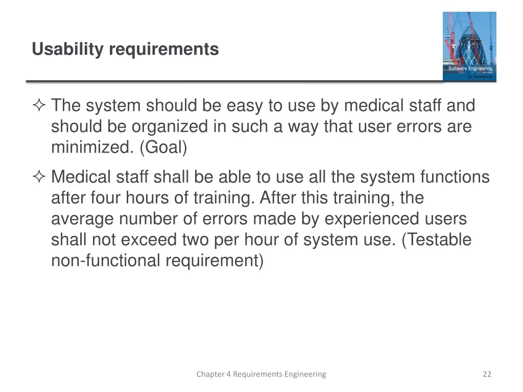 usability requirements