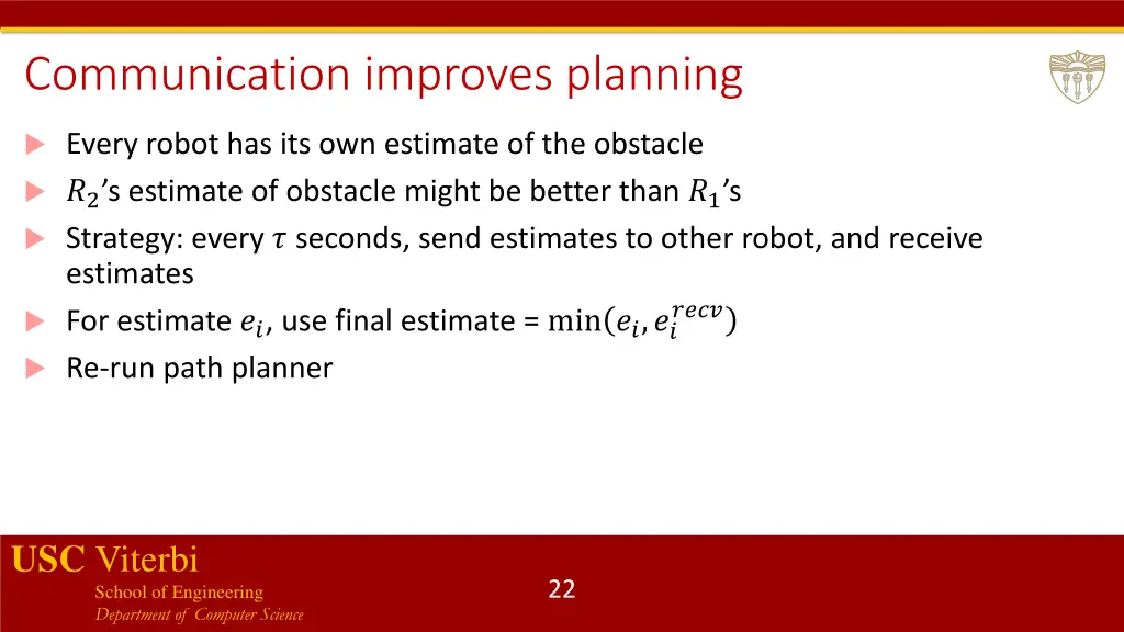 communication improves planning