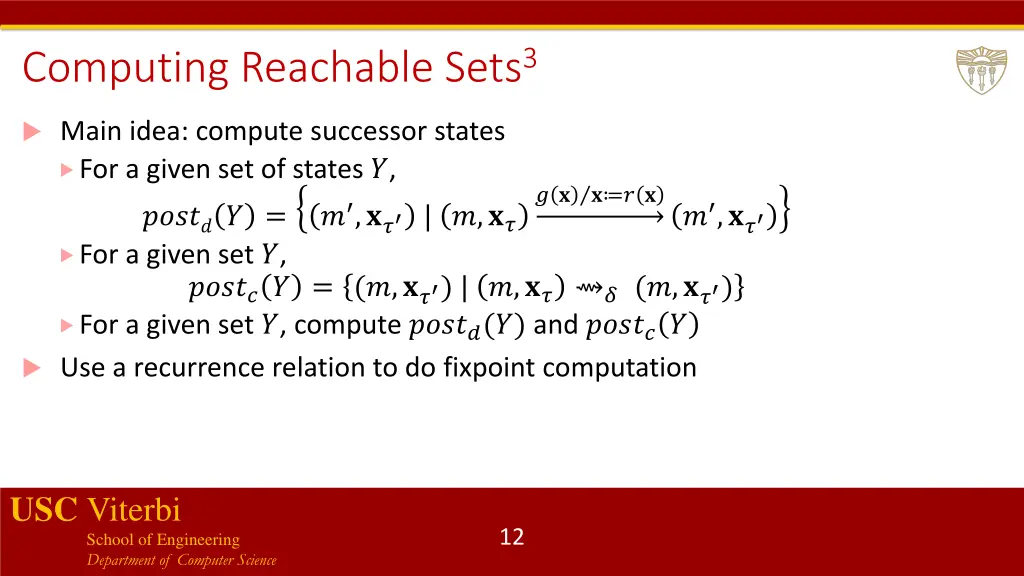 computing reachable sets 3